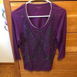 Coldwater Creek Beaded Top
